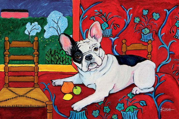 French Bulldogs: French Bulldog Muttisse by Gretchen KISH Serrano