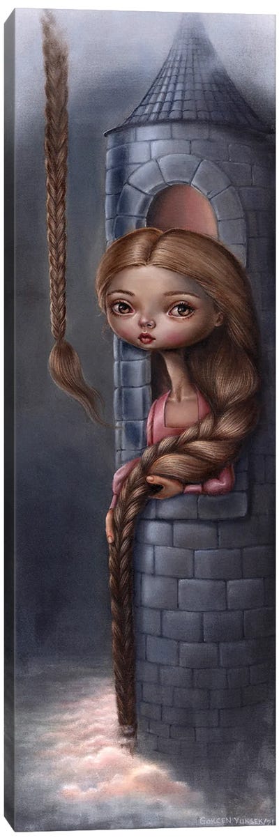 Rapunzel Babylon Canvas Art Print - Gokcen Yuksek