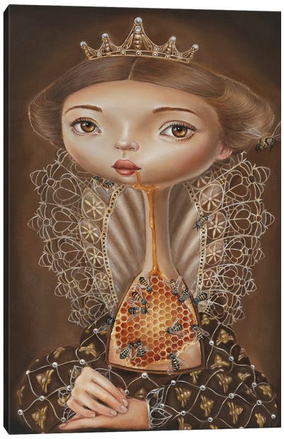 Queen Bee Canvas Art Print - Gokcen Yuksek