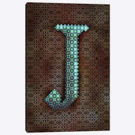 J Canvas Print #GLA11} by 5by5collective Art Print
