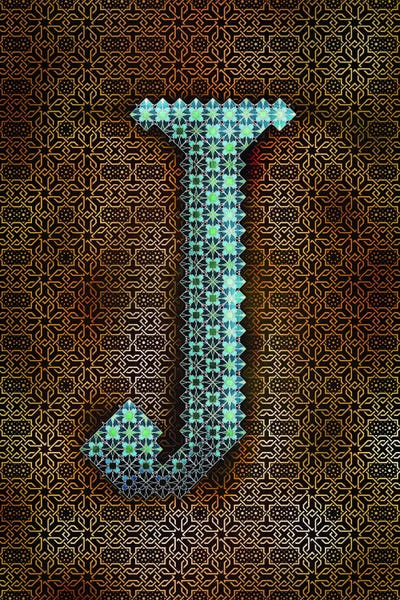 Geometric Glyphs: J - Geometric Glyphs by 5by5collective