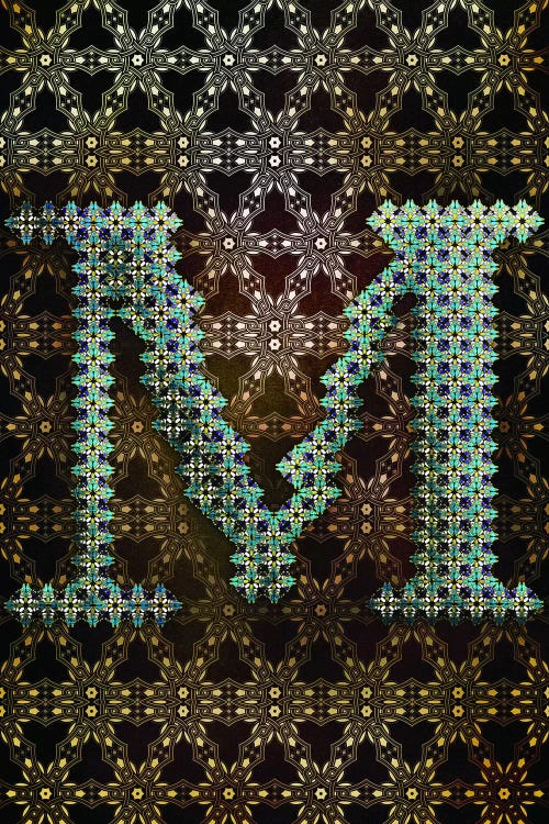 M - Geometric Glyphs