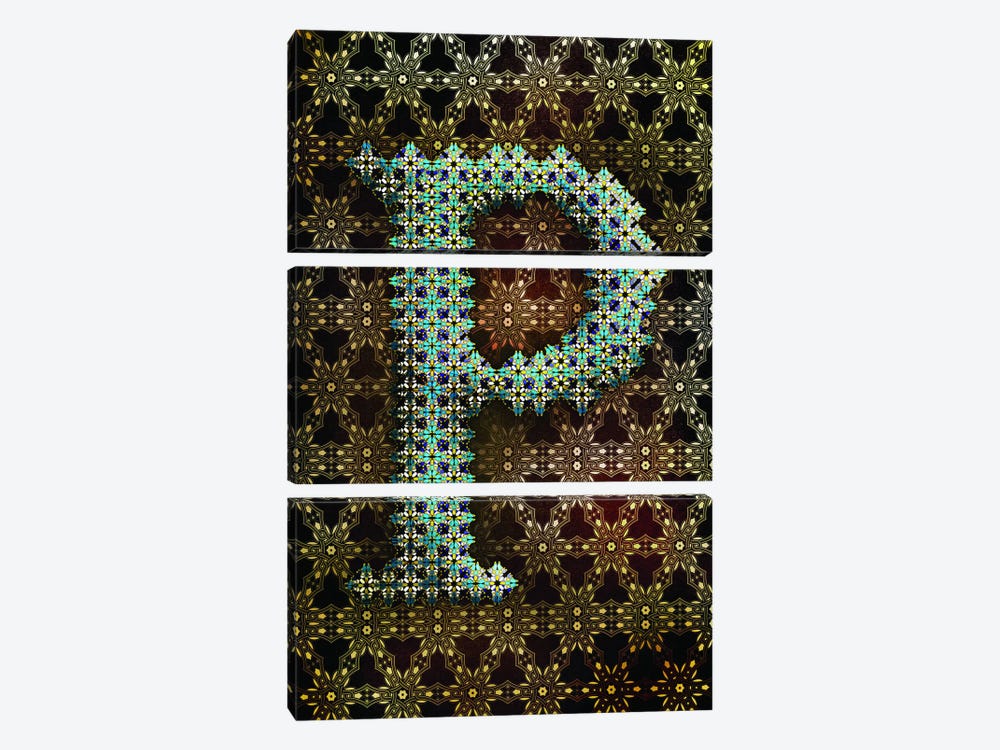 P by 5by5collective 3-piece Art Print