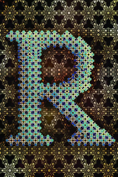Geometric Glyphs: R - Geometric Glyphs by 5by5collective