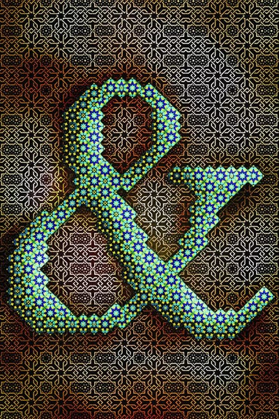 Ampersand - Geometric Glyphs by 5by5collective multi panel art