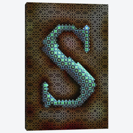 S Canvas Print #GLA20} by 5by5collective Canvas Artwork