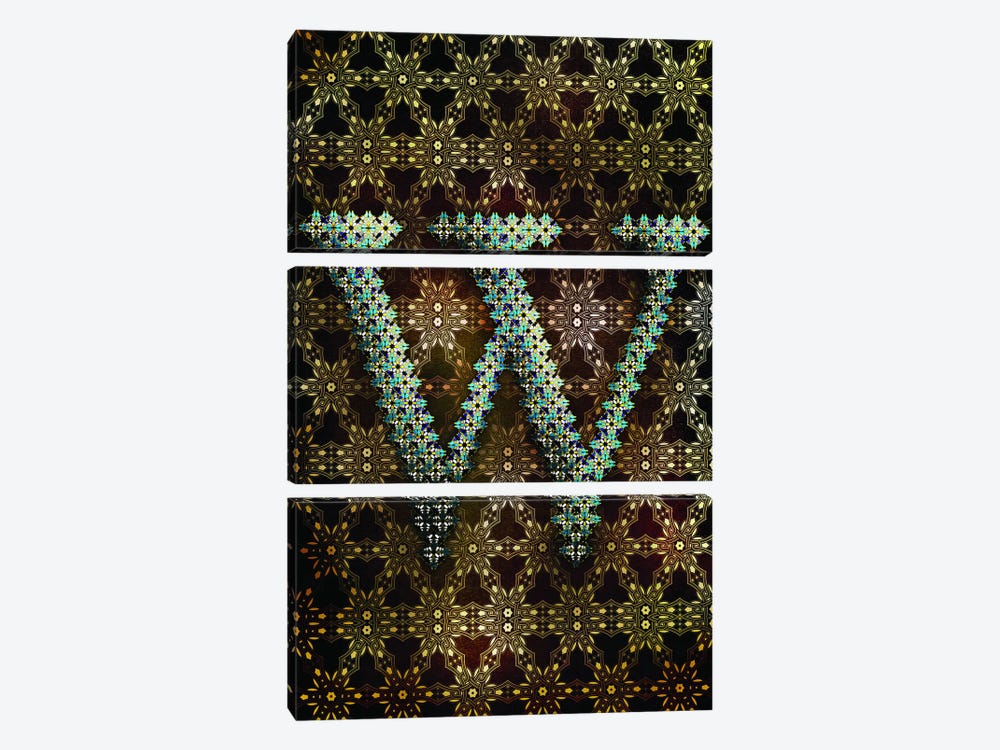 W by 5by5collective 3-piece Canvas Print