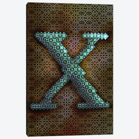 X Canvas Print #GLA25} by 5by5collective Art Print