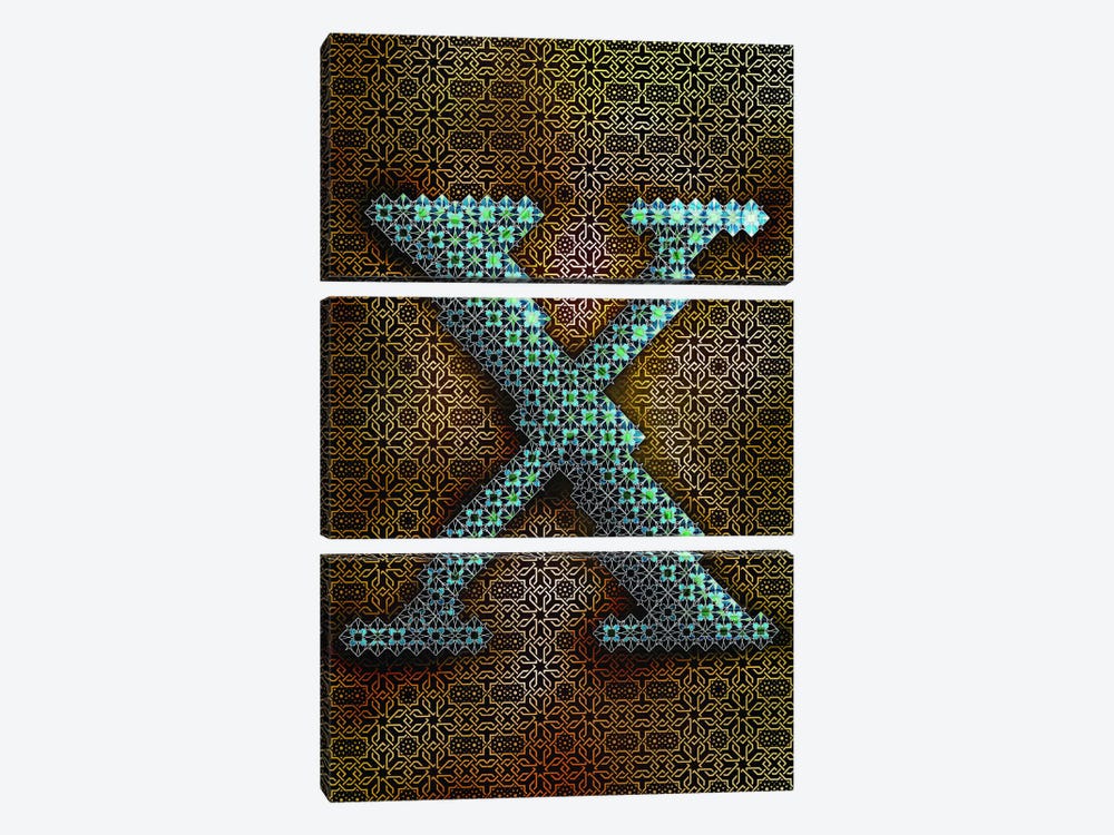 X by 5by5collective 3-piece Canvas Wall Art