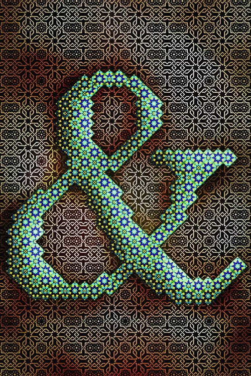 Ampersand by 5by5collective wall art