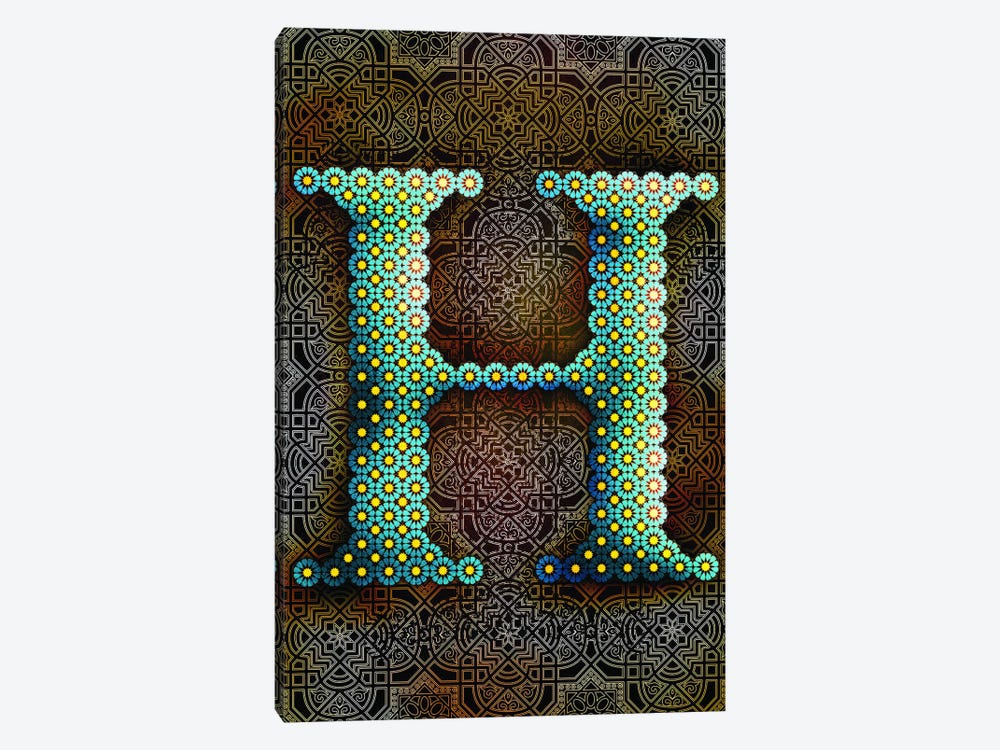 H by 5by5collective 1-piece Canvas Print