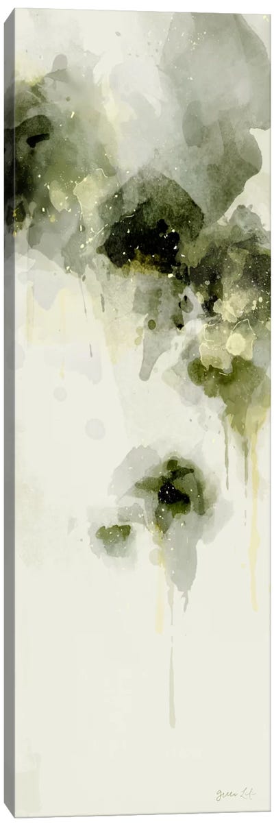 Misty Abstract Morning I Canvas Art Print - Green Lili