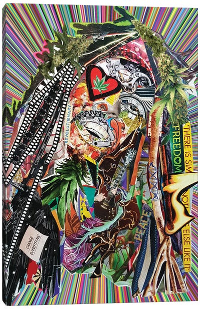 Peace Canvas Art Print - Bob Marley