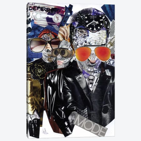 Depeche Canvas Print #GLL14} by Glil Canvas Print