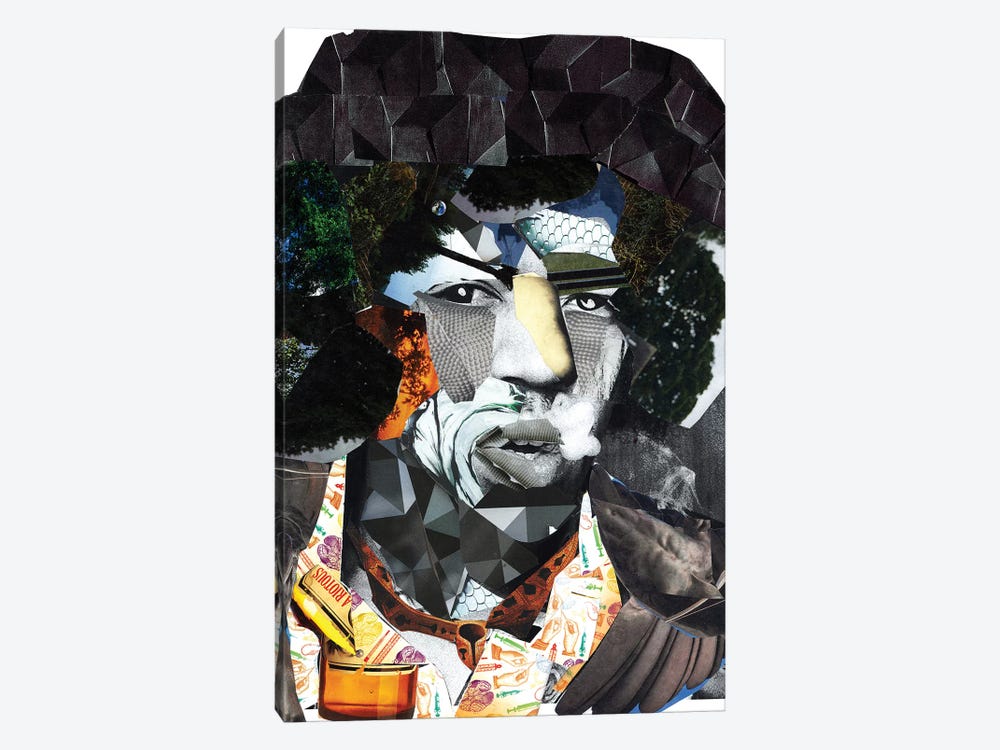 Hendrix II by Glil 1-piece Canvas Print