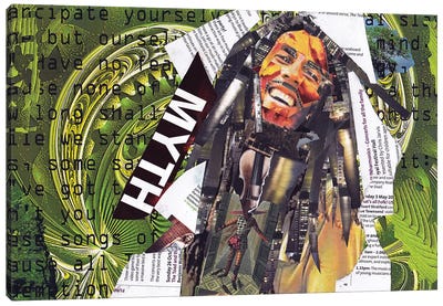 Marley I Canvas Art Print - Bob Marley