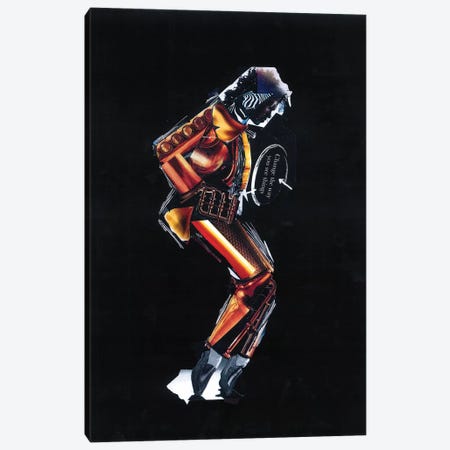 Michael Jackson I Canvas Print #GLL38} by Glil Canvas Wall Art