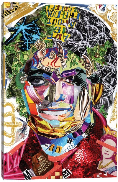 Michael Jackson III Canvas Art Print - GLIL