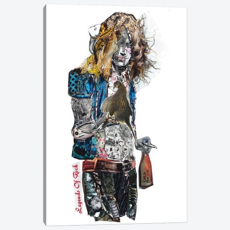 Robert Plant Canvas Print #GLL49} by Glil Canvas Print
