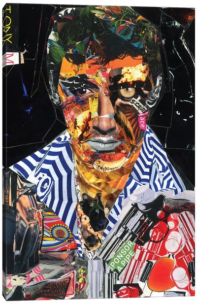 Scarface Canvas Art Print - Tony Montana