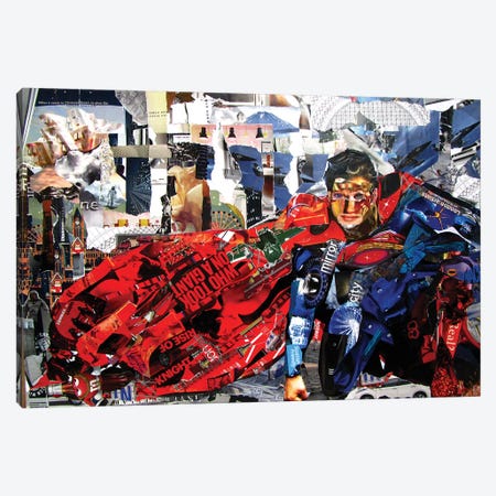 Superman II Canvas Print #GLL56} by Glil Canvas Print