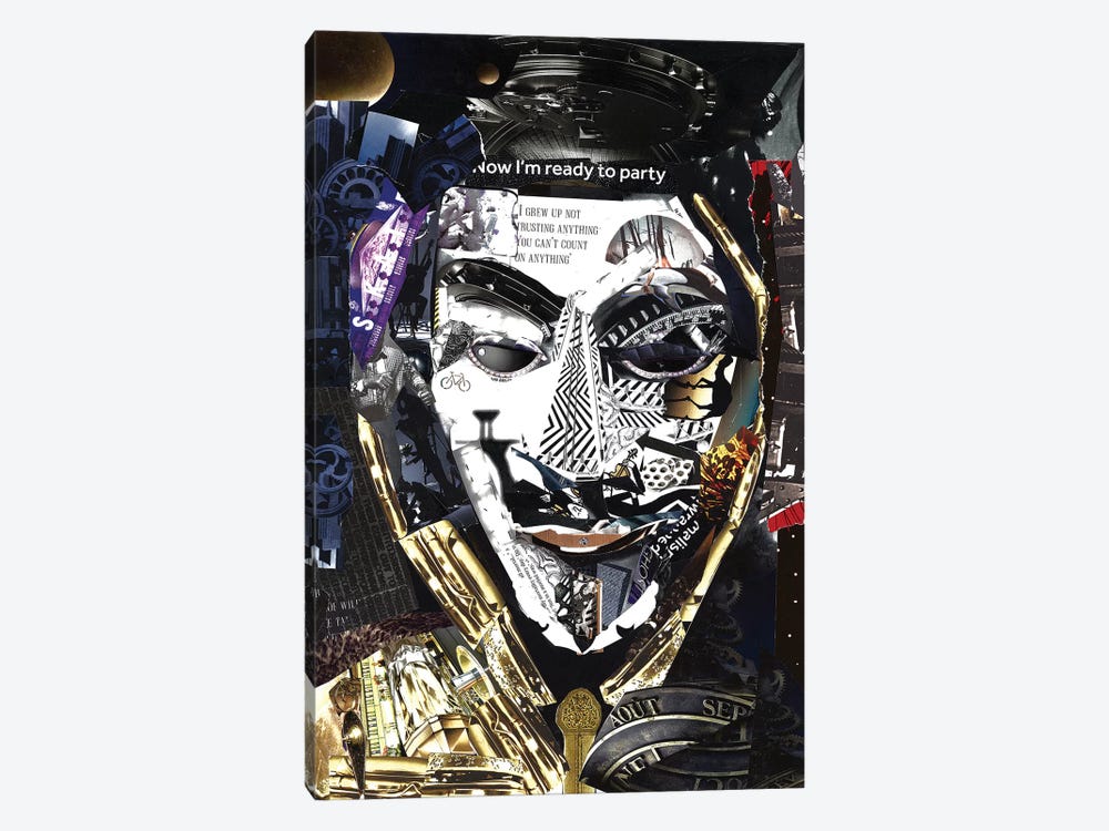 Anonymous by Glil 1-piece Canvas Artwork