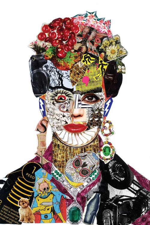 Frida Kahlo by Glil wall art