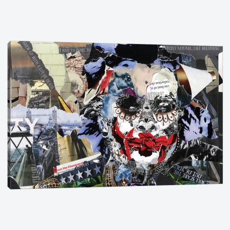 Joker II Canvas Print #GLL65} by Glil Canvas Wall Art