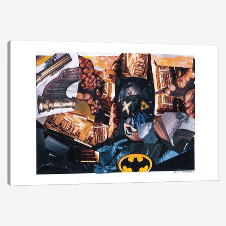Batman Canvas Print #GLL7} by Glil Art Print
