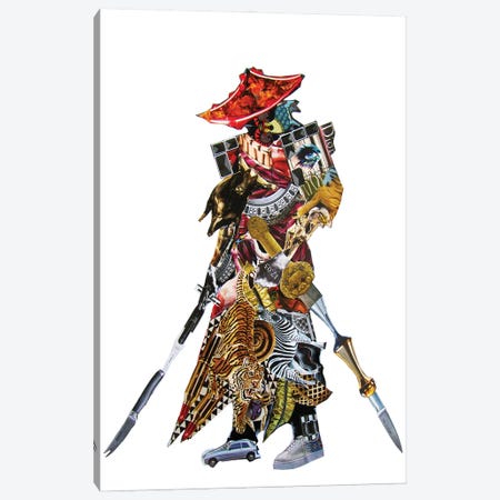 Samurai I Canvas Print #GLL89} by Glil Art Print