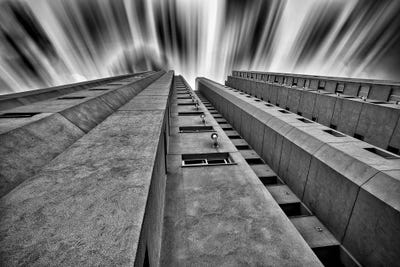 Long Exposure Bulding #2 - Sao Paulo, Brazil by Glauco Meneghelli art print