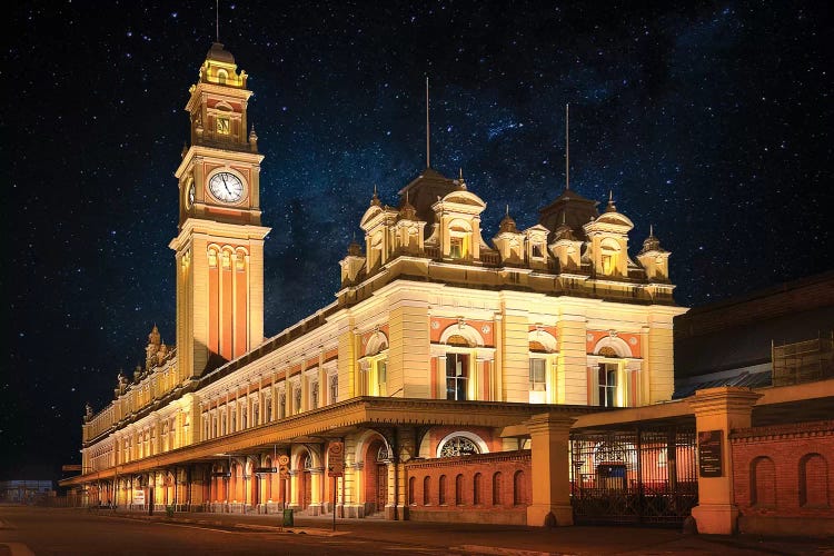 Luz Train Station - Sao Paulo, Brazil by Glauco Meneghelli wall art