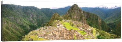 Machu Picchu Pano - Peru Canvas Art Print - Wonders of the World