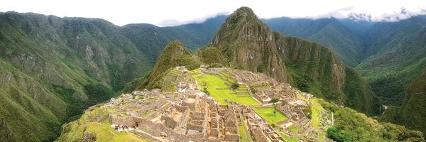 Machu Picchu: Machu Picchu Pano - Peru by Glauco Meneghelli