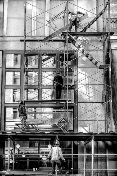 Glauco Meneghelli: Men At Work - New York, Brazil by Glauco Meneghelli