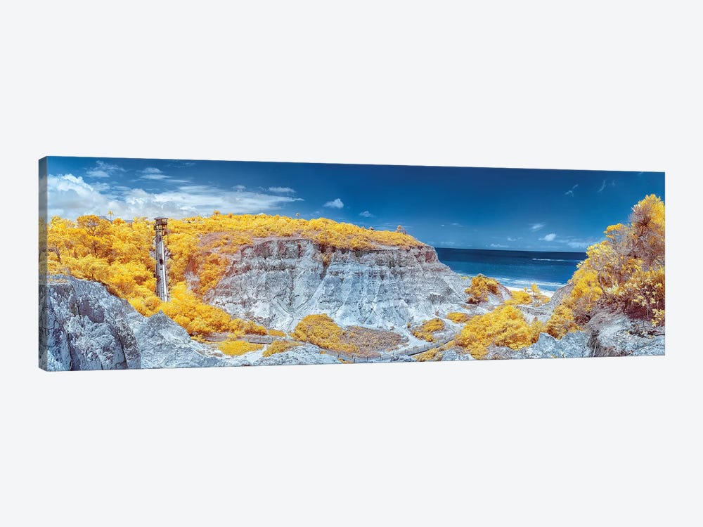 Panorama Beach View - Bahia, Brazil by Glauco Meneghelli 1-piece Canvas Print