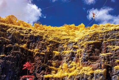 Slackline II - Sao Paulo, Brazil by Glauco Meneghelli canvas print