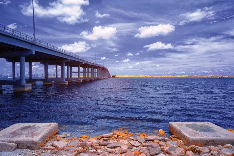 Blue View - Miami, Florida by Glauco Meneghelli wall art