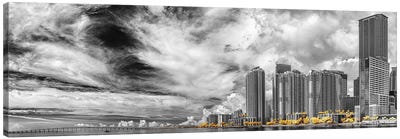 Miami Infrared V Canvas Art Print - Miami Skylines