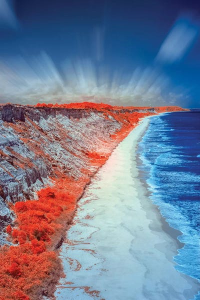 Glauco Meneghelli: Costal Vertical Beach - Bahia, Brazil by Glauco Meneghelli