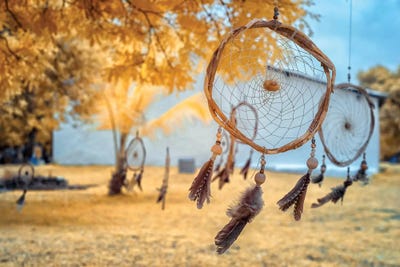 Dreamcatcher - Bahia, Brazil by Glauco Meneghelli framed canvas print