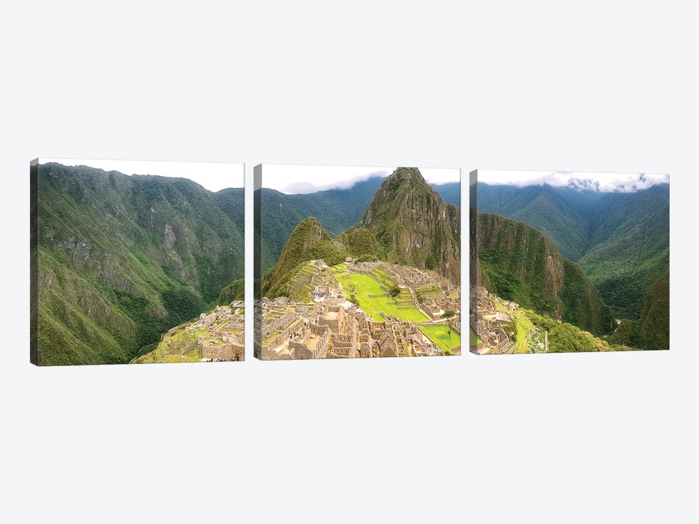 Machu Picchu by Glauco Meneghelli 3-piece Canvas Art
