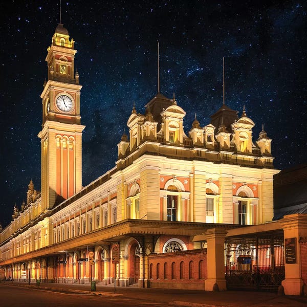 Glauco Meneghelli: Sao Paolo Train Station by Glauco Meneghelli