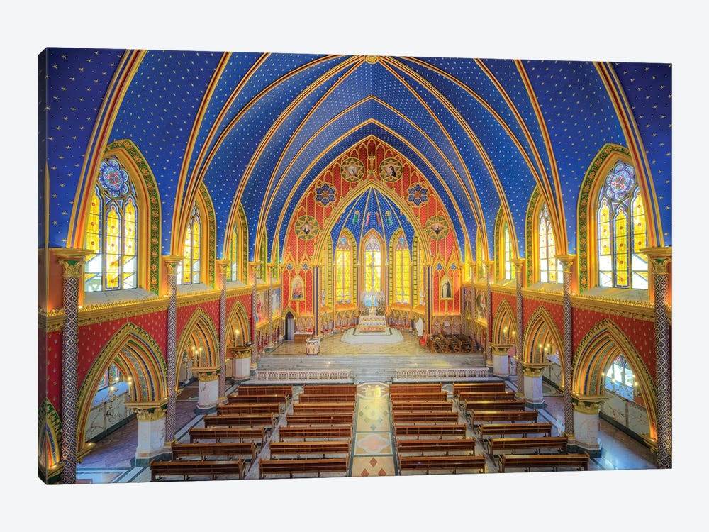 Interior Of The Cathedral I by Glauco Meneghelli 1-piece Canvas Art Print