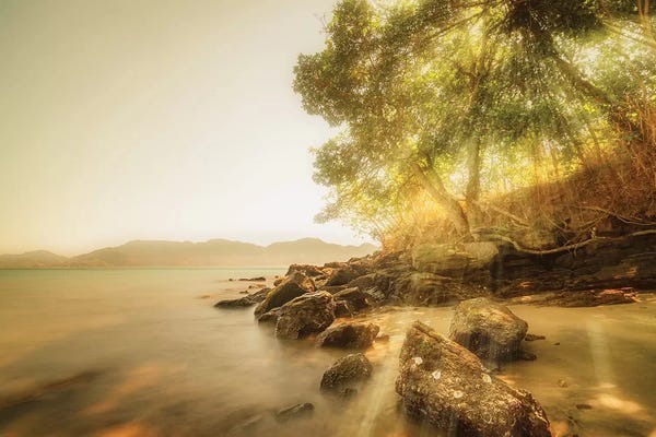 Glauco Meneghelli: Sunrise Over The River by Glauco Meneghelli