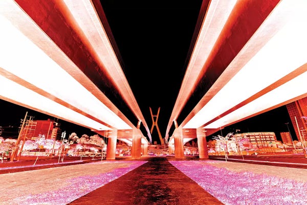 Glauco Meneghelli: Sao Paulo Bridge I by Glauco Meneghelli