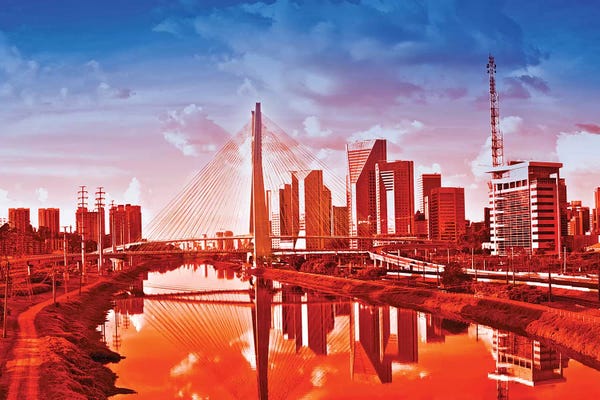 Glauco Meneghelli: Sao Paulo Bridge V by Glauco Meneghelli