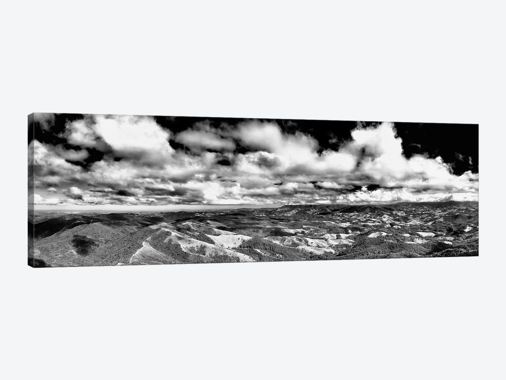Landscape Black And White Panorama by Glauco Meneghelli 1-piece Canvas Wall Art