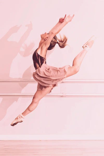 Bailarina #2 by Glauco Meneghelli framed wall art