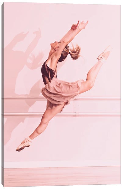 Bailarina #2 Canvas Art Print - Monochromatic Photography